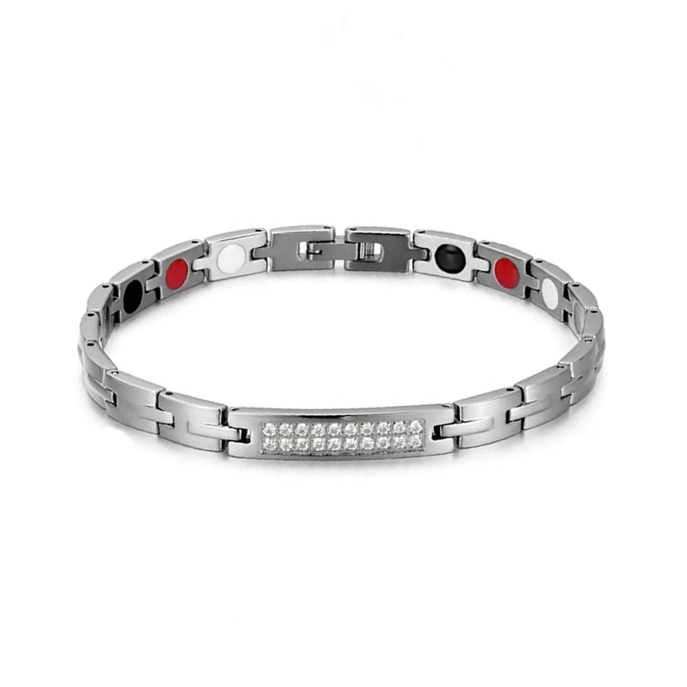 Metallic bracelet for deals health